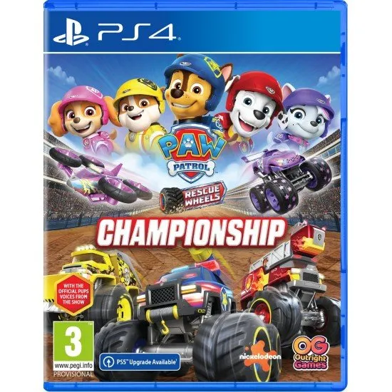 PAW Patrol Rescue Wheels: Championship (PS4) PAW Patrol Rescue Wheels: Championship (PS4)