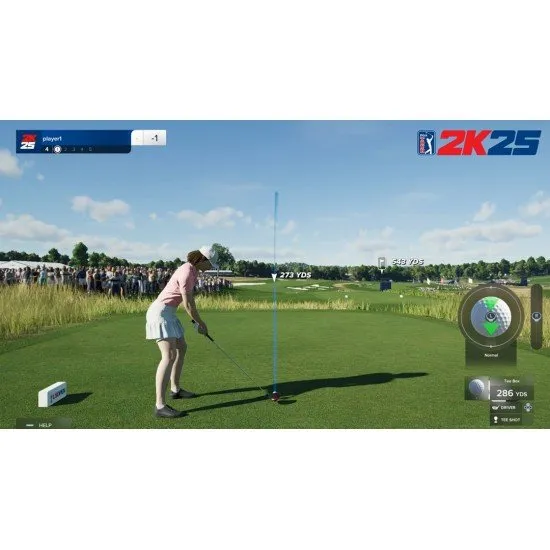 PGA Tour 2K25 game cover for Nintendo Switch 2 featuring a professional golfer on a lush green course