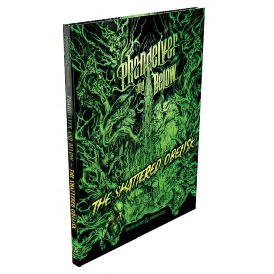 Dungeons & Dragons Phandelver And Below The Shattered Obelisk Alternate Cover art showing a dark, cosmic horror-themed illustration of the shattered obelisk and malevolent entity