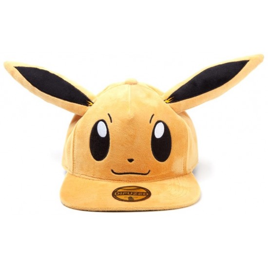 Pokémon Cap - Plush Eevee with Ears