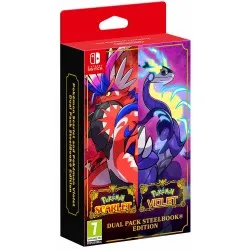 Pokémon Scarlet & Pokémon Violet - Double Pack with Steelbook (Switch)