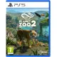 PlayStation 5 game case for Planet Zoo 2 displaying lions, sea turtles, toucans, and custom zoo habitats