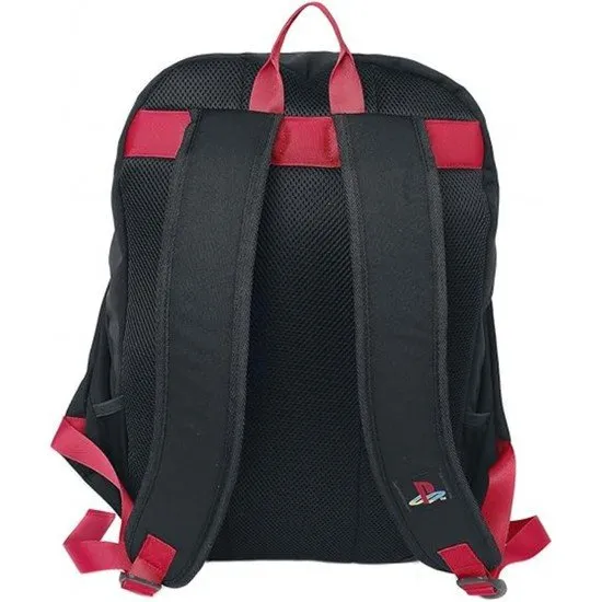 Playstation Seamless Functional Backpack showing the 'Japan since 1994 Tokyo' motif and the sleek design