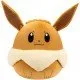 Pokémon Squishmallows Eevee Plush The Pokémon Squishmallows Eevee plush, a soft, brown, 14-inch stuffed animal.