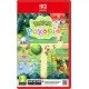 Pokémon Pokopia game cover showing the human protagonist (Ditto) using Pokémon moves to grow plants in a cozy, colourful village setting