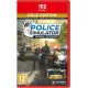 Nintendo Switch 2 game packaging for Police Simulator Patrol Officers Gold Edition showcasing police patrol vehicles and officer uniforms in Brighton city