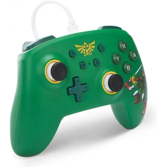 PowerA Switch Enhanced Controller - Zelda Hyrule Defender PowerA Switch Enhanced Controller - Zelda Hyrule Defender