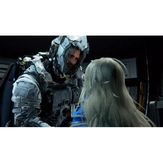 Pragmata Xbox Series X cover featuring cinematic artwork of Hugh and Diana in the lunar station