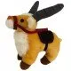 Princess Mononoke Yakul Plush Soft Toy, showing the large red elk character, Ashitaka's loyal mount