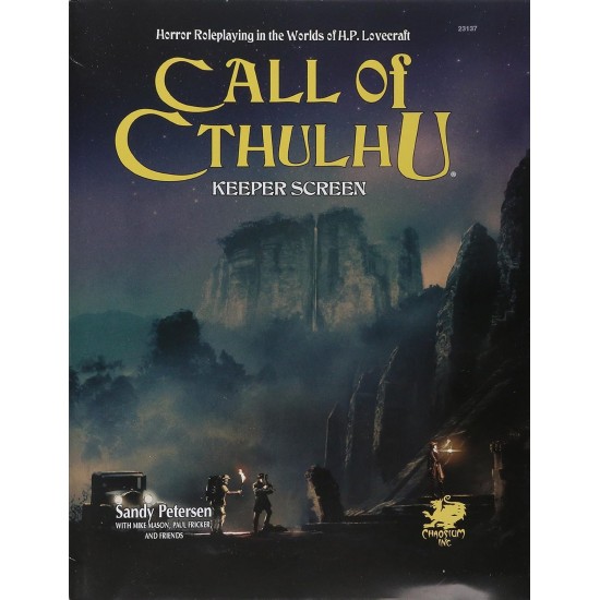 Call of Cthulhu 7th Edition RPG: Keeper Screen