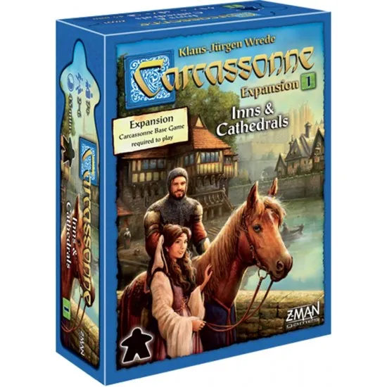 Carcassonne Inns and Cathedrals Expansion – Board Game Add-On