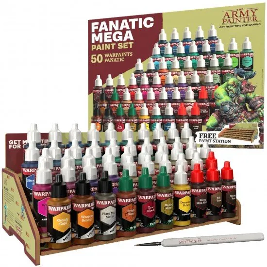 The Army Painter - Warpaints Fanatic Mega Paint Set The Army Painter - Warpaints Fanatic Mega Paint Set