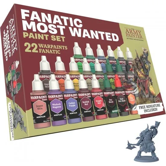 The Army Painter - Warpaints Fanatic Most Wanted Set The Army Painter - Warpaints Fanatic Most Wanted Set