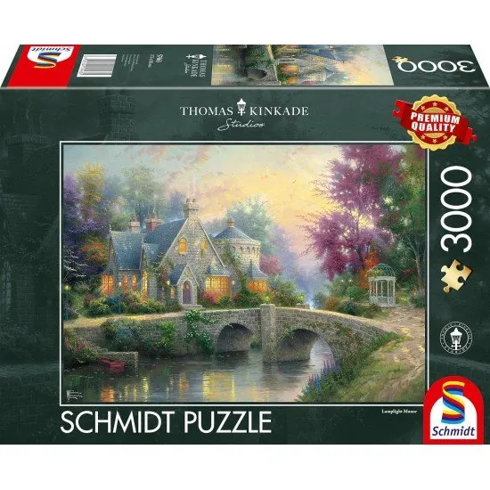 Schmidt	Jigsaw Puzzle - Thomas Kinkade: Lamplight Manor (3000pc)