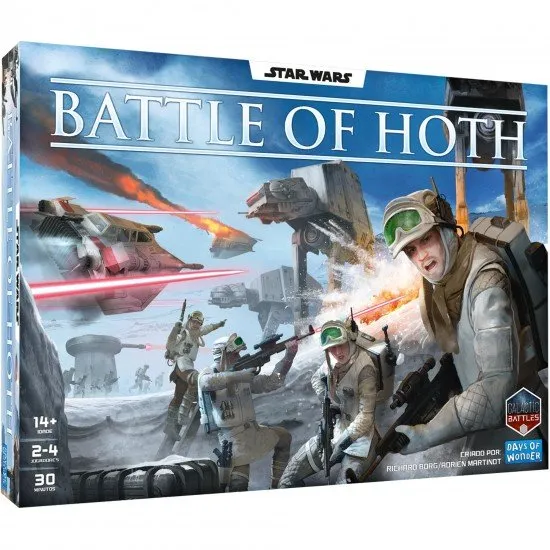 Star Wars: Battle of Hoth board game box with Rebel and Imperial miniatures – buy at Itemdrop UK
