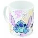 Lilo & Stitch - Stitch Aloha Mug A ceramic mug with a smiling Stitch from Lilo & Stitch on a blue background, saying "Aloha".