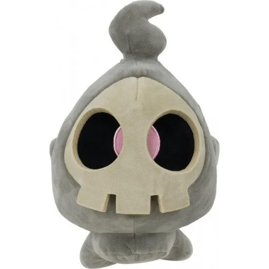 A soft, black, 30cm Pokémon plush of the ghost-type character Duskull.