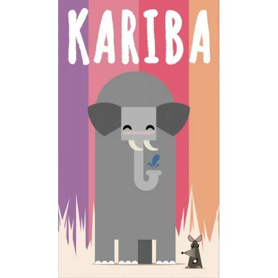 Kariba card game box with colorful savannah animals – buy at Itemdrop UK