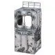 Halo Flashpoint Outpost Terrain Mantic Games Accessory Halo Flashpoint Outpost Buildable Terrain Set box art showing assembled modular plastic terrain pieces resembling a UNSC facility on a tabletop