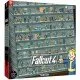 Fallout 4 Perk Poster 1000 Piece Jigsaw Puzzle The box art for the Fallout 4 Perk Poster 1000-piece jigsaw puzzle, featuring the colorful grid of Vault Boy perk illustrations