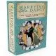 Marrying Mr Darcy card game box and cards featuring Regency-era illustrations of Jane Austen characters
