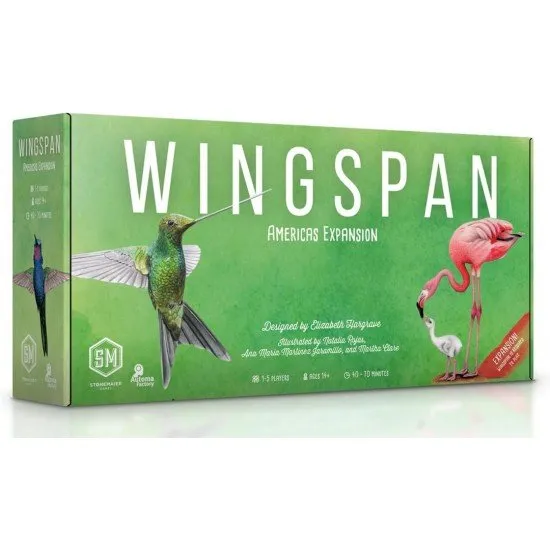 Colourful bird cards featuring a Bee Hummingbird and a Snowy Albatross on a vibrant game mat