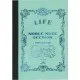 A B6 sized notebook featuring elegant artwork of characters and motifs from the film Howl's Moving Castle