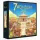 A collection of colourful high-quality dice and erasable wonder trays from the 7 Wonders Dice game