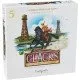 Clacks Discworld board game Collector's Edition box featuring Clacks tower semaphore artwork inspired by Terry Pratchett's Going Postal