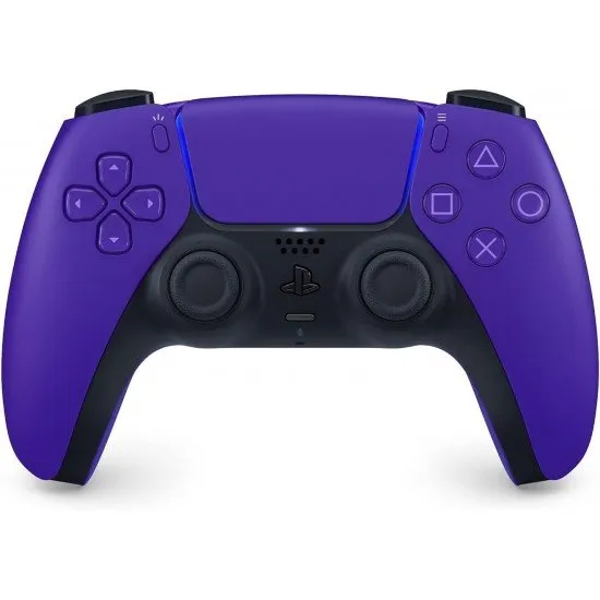 Official PS5 DualSense Wireless Controller in Galactic Purple colour scheme front view