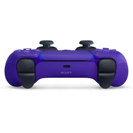 Official PS5 DualSense Wireless Controller in Galactic Purple colour scheme front view