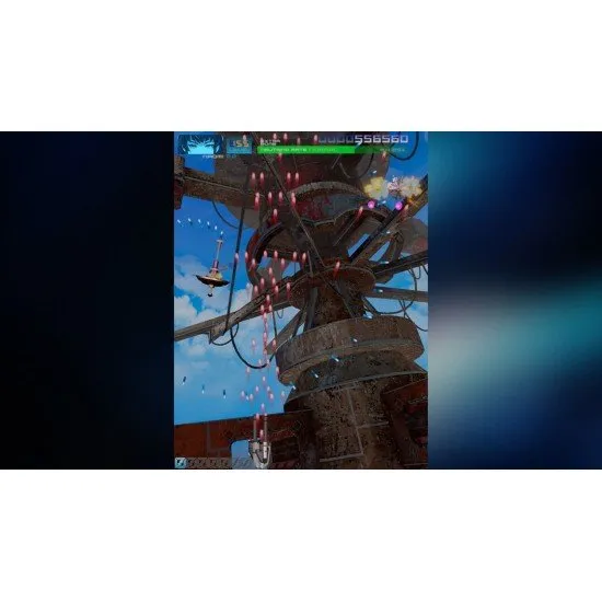 Psyvariar 3 PS5 game cover featuring futuristic ships and Gluon particle effects in a neo-retro 3D style