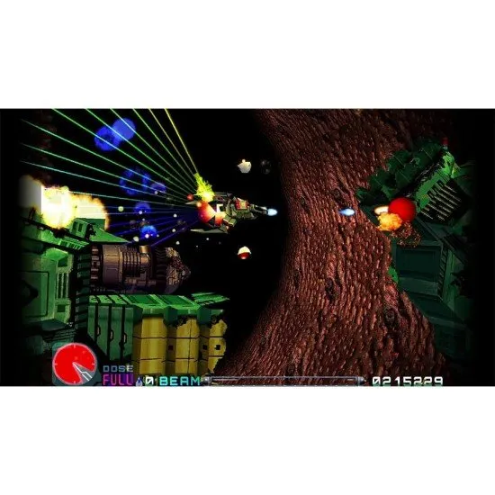 R-Type Delta: HD Boosted game cover showing the player's R-9A Arrowhead ship fighting a massive Bydo Empire boss