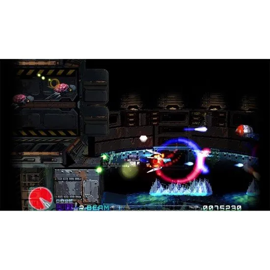 R-Type Delta: HD Boosted game cover showing the player's R-9A Arrowhead ship fighting a massive Bydo Empire boss