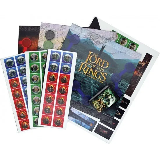 Lord of the Rings Race to Mount Doom Strategy Game The Lord of the Rings Race to Mount Doom game box showing members of the Fellowship and Sauron's gaze over Middle-earth