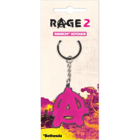 Rage 2 Metal Keyring - Anarchy