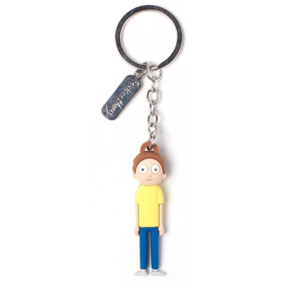 Rick & Morty Rubber Keyring - Morty