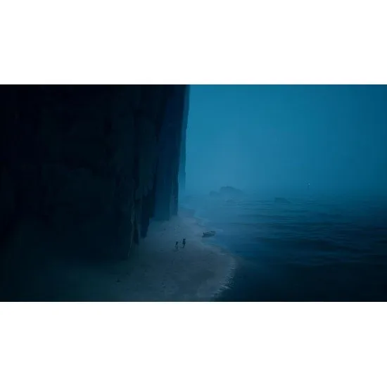 REANIMAL Deluxe Edition game cover showing a small brother and sister navigating a dark, stylized, and menacing environment