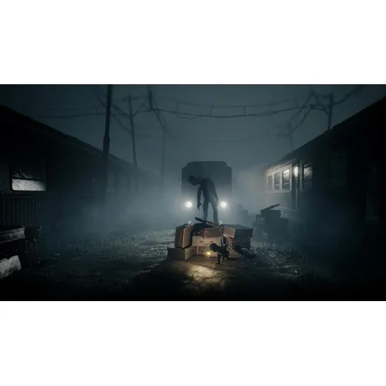 REANIMAL Deluxe Edition game cover showing a small brother and sister navigating a dark, stylized, and menacing environment