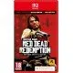 A Nintendo Switch 2 game case showing the iconic red silhouette of John Marston under a burning western sun