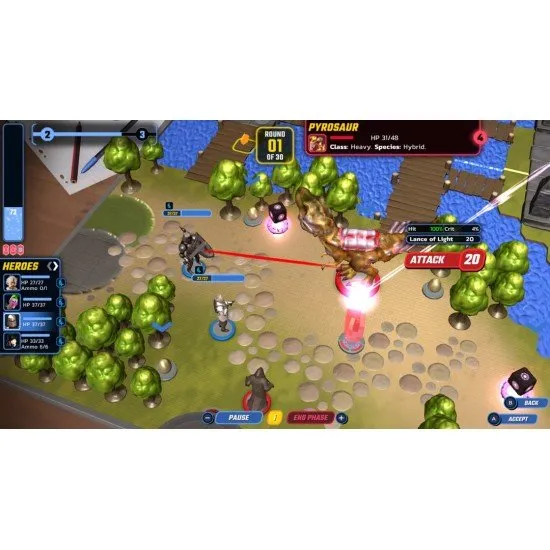 Reptilian Rising Nintendo Switch case showing historical figures fighting laser raptors in a claymation style