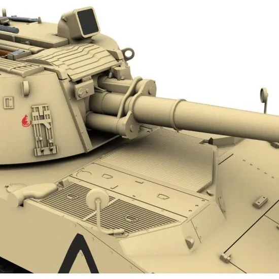 Revell model kit box for the M109 A2 self-propelled howitzer with included paints and brush