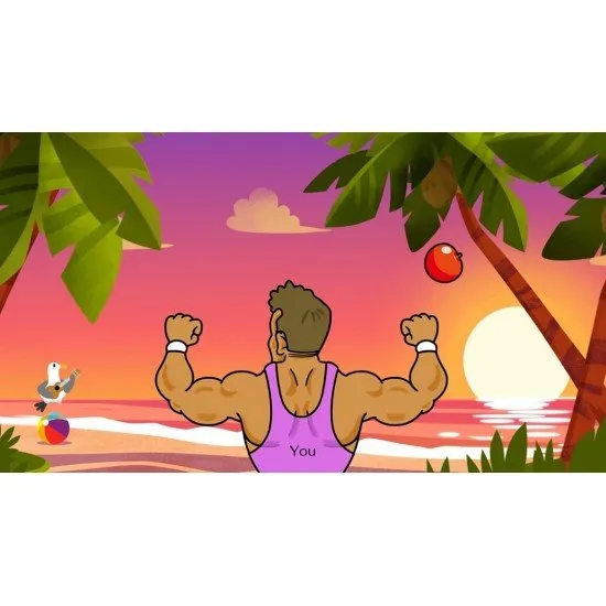 A group of colourful cartoon characters dancing in perfect synchronisation to a rhythmic beat