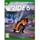 RIDE 6 Xbox Series X box art featuring diverse motorcycles at the RIDE Fest hub