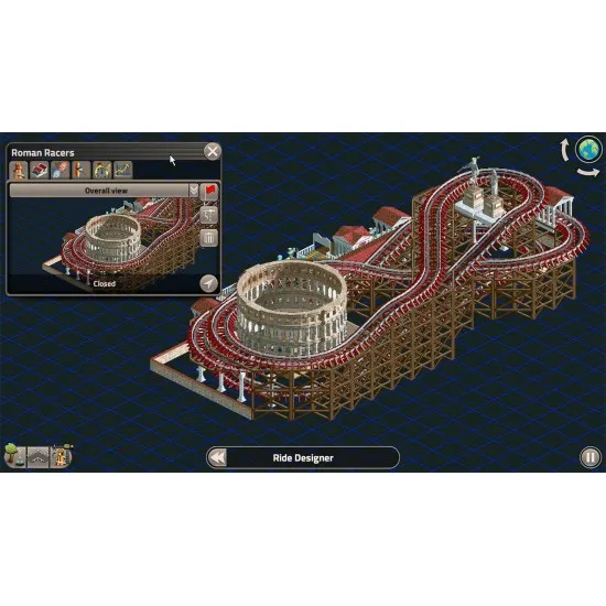 RollerCoaster Tycoon Classic Nintendo Switch gameplay screenshot