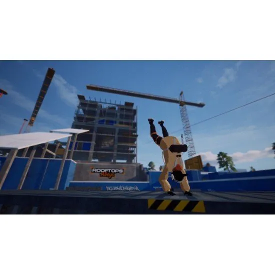 Rooftops & Alleys Dual Pack Edition PS5 The box art for Rooftops & Alleys - Dual Pack Edition on PS5, showing a character performing a parkour jump on a rooftop.