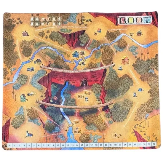 Root Marsh and Gorge Playmat double-sided neoprene game mat
