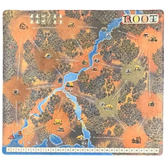 Root Marsh and Gorge Playmat double-sided neoprene game mat