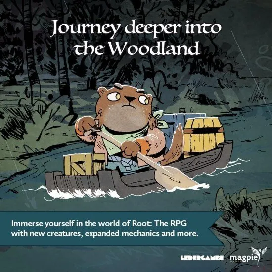 A premium foil-stamped hard slipcase containing two hardcover books with vibrant woodland animal illustrations by Kyle Ferrin