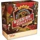 World Championship Russian Roulette game box showing stylized gun, bullet, and intense player interaction